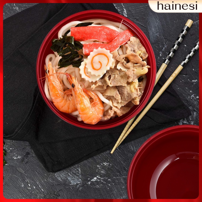 Set 2 Bát Ăn Mì Ramen Nhật Bản Có Nắp Đậy Dùng Được Trong Lò Vi Sóng