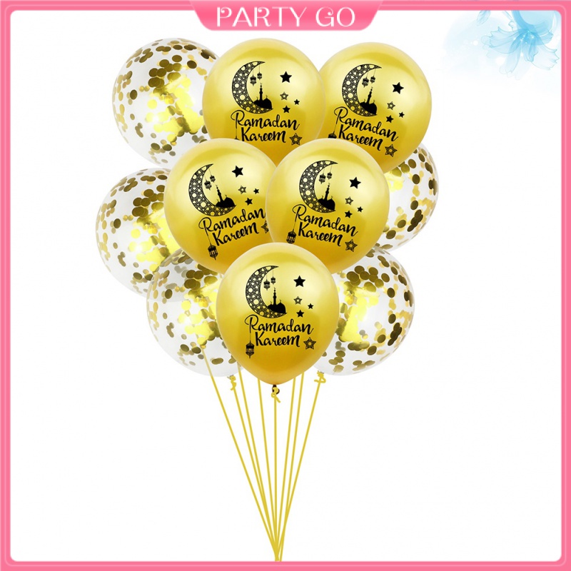 Set 20 Banner Giấy Hình Mặt Trăng Phong Cách Hồi Giáo