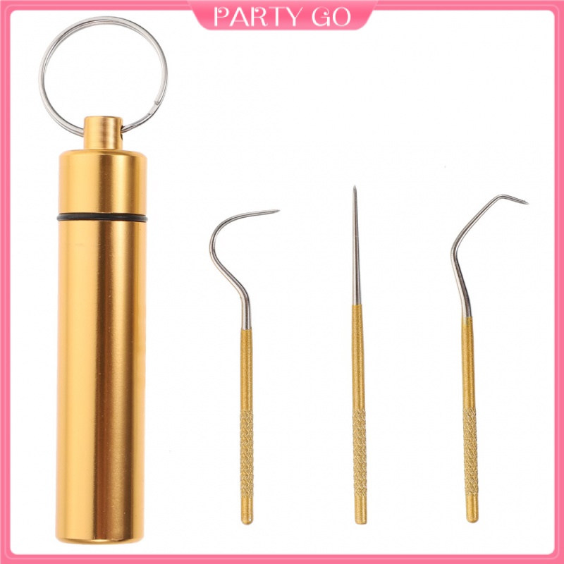 Bộ Dụng Cụ Chăm Sóc Răng Miệng Bằng Thép Không Gỉ