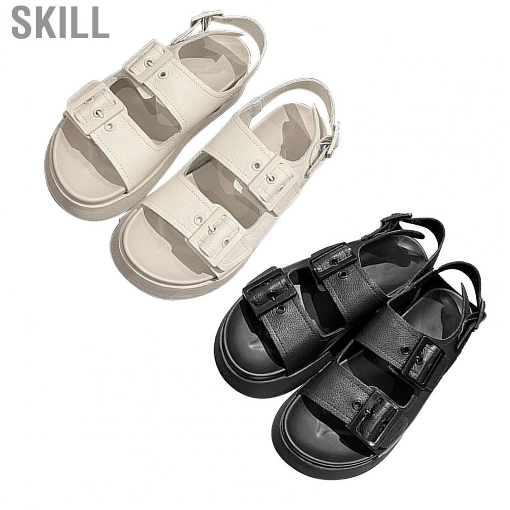 Skill Women Sandals  Double Buckle Fashionable Comfortable for Park