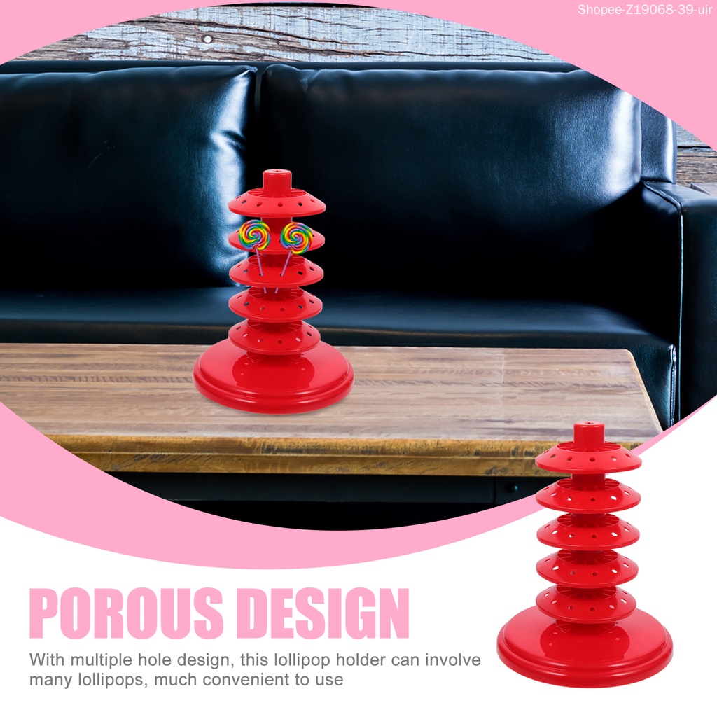 Set 2 Giá Đỡ Kẹo Mút / Món Tráng Miệng Bằng Acrylic Trang Trí Tiệc Cưới