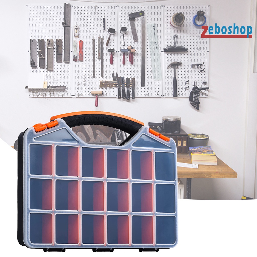 Hộp Đựng Dụng Cụ 18 Ngăn Bằng PP Tiện Dụng Cho Gia Đình