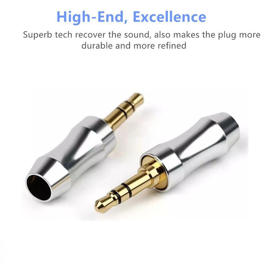 [COD] 1 Giắc Cắm 3.5mm Vỏ Hợp Kim Nhôm Chuyển Đổi Âm Thanh AUX