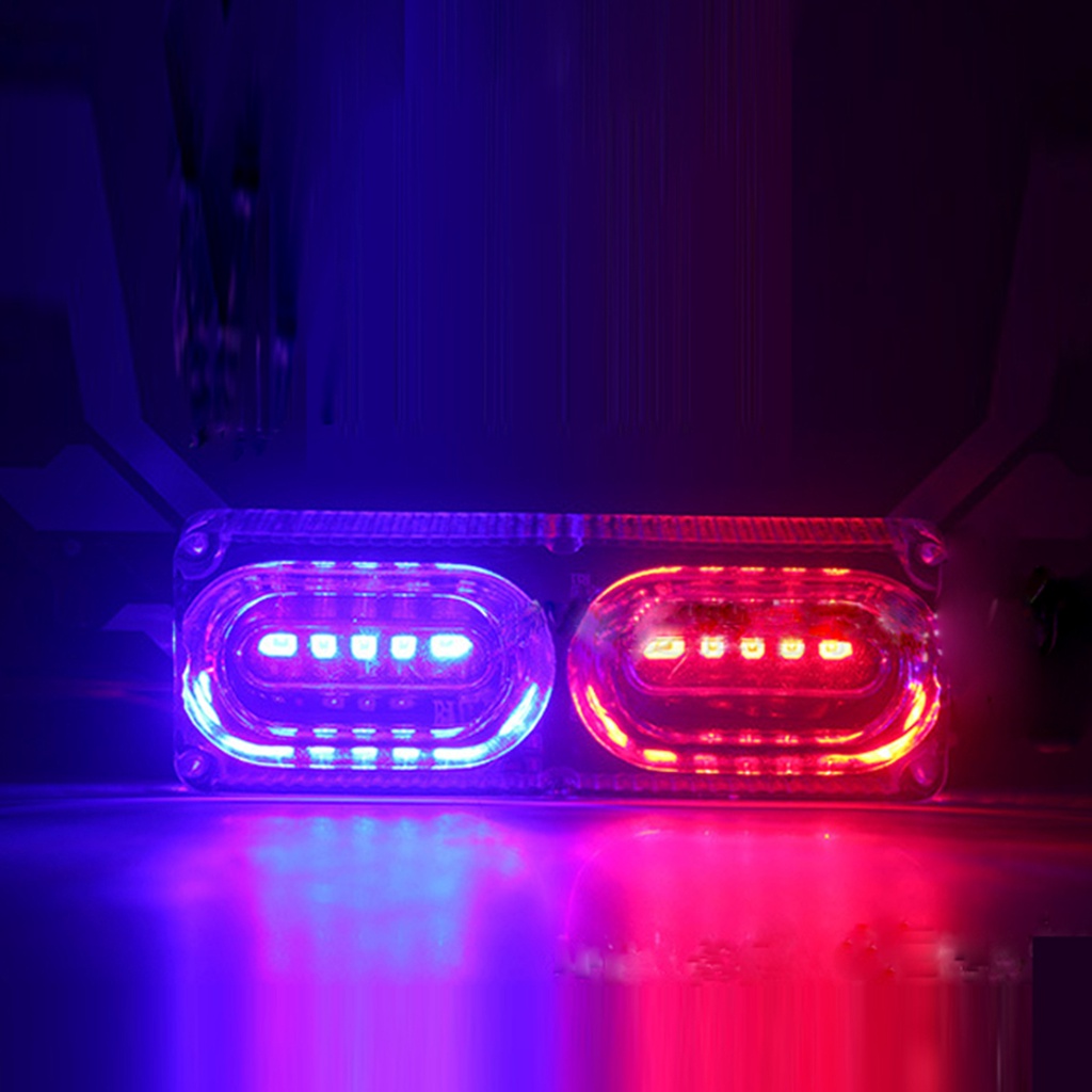 Đèn LED RGB DC 12V Nhiều Màu Sắc Gắn Biển Số Xe Mô Tô DRL Strobe