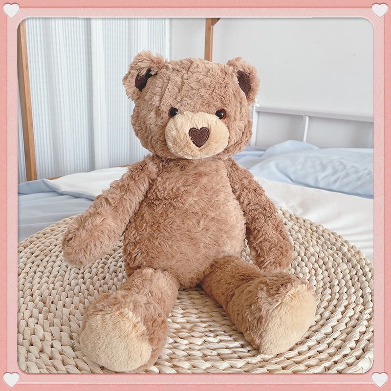 Đồ chơi nhồi bông Hình Gấu Nâu Mềm Mại Dễ Thương