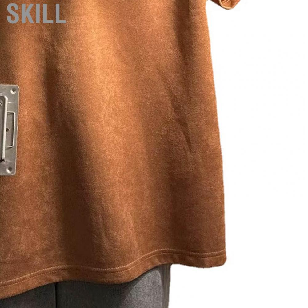 Skill Men Summer Top  Fashionable Skin Friendly Casual Half Sleeve T Shirt Print Design Round Neck for Travel Sports