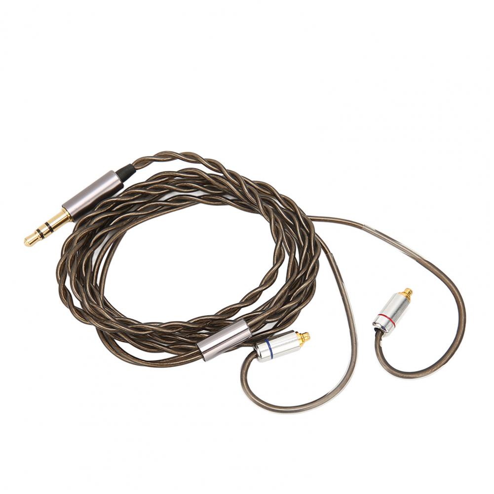 Cáp MMCX Cắm 3.5mm Mạ Bạc Lõi Đồng Tai Nghe Nâng Cấp Dây Cho Sennheiser IE300 IE600 IE900 3.9ft