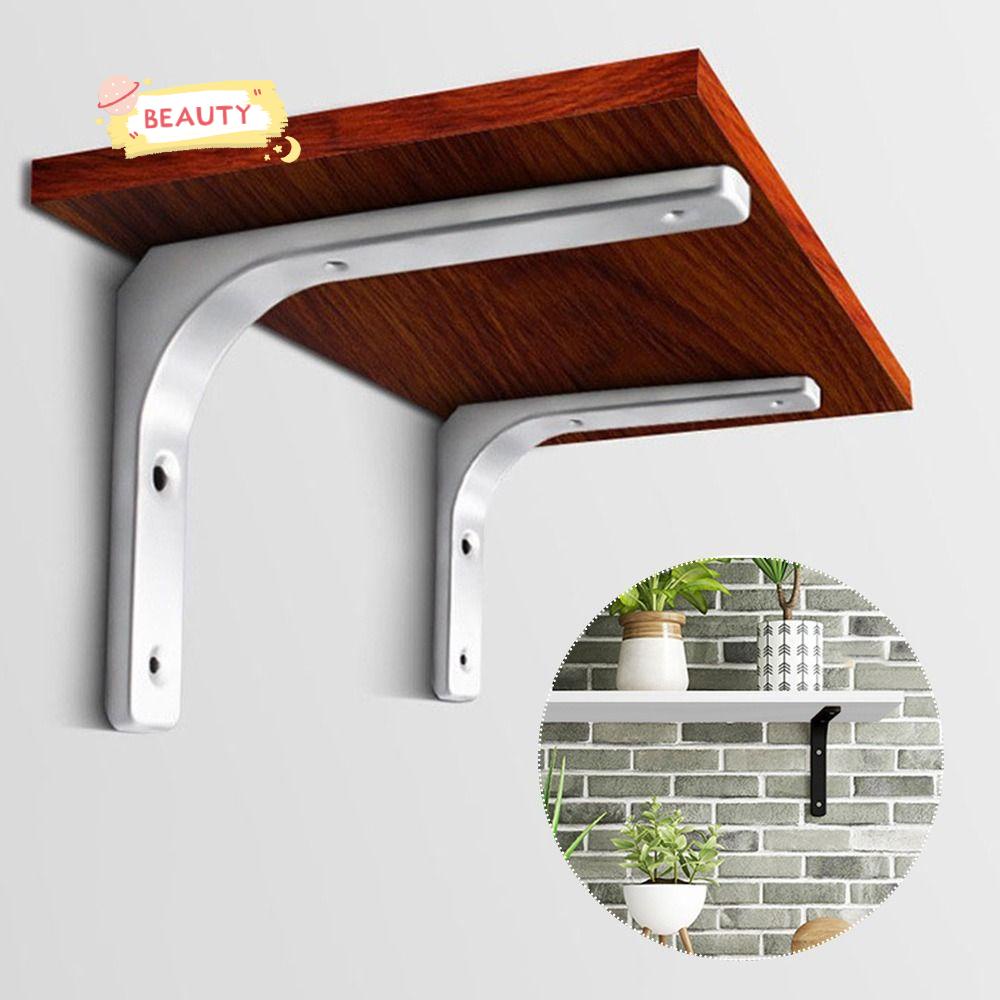 Giá Đỡ Gắn Tường Hình Tam Giác Màu Trắng / Đen Tùy Chỉnh Tiện Dụng