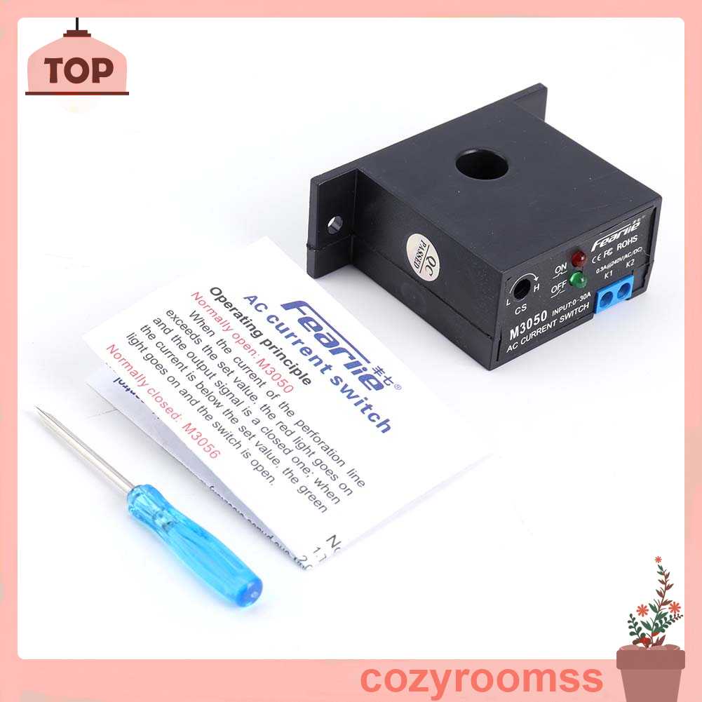 Công Tắc Cảm Biến Dòng Điện AC 0.2-30A