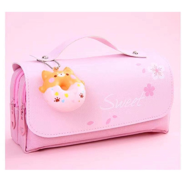 BÓP VIẾT - HỘP BÚT THÚ BÔNG CUTE CHO BÉ ĐI HỌC KÈM SQUISHY BÓP BÓP