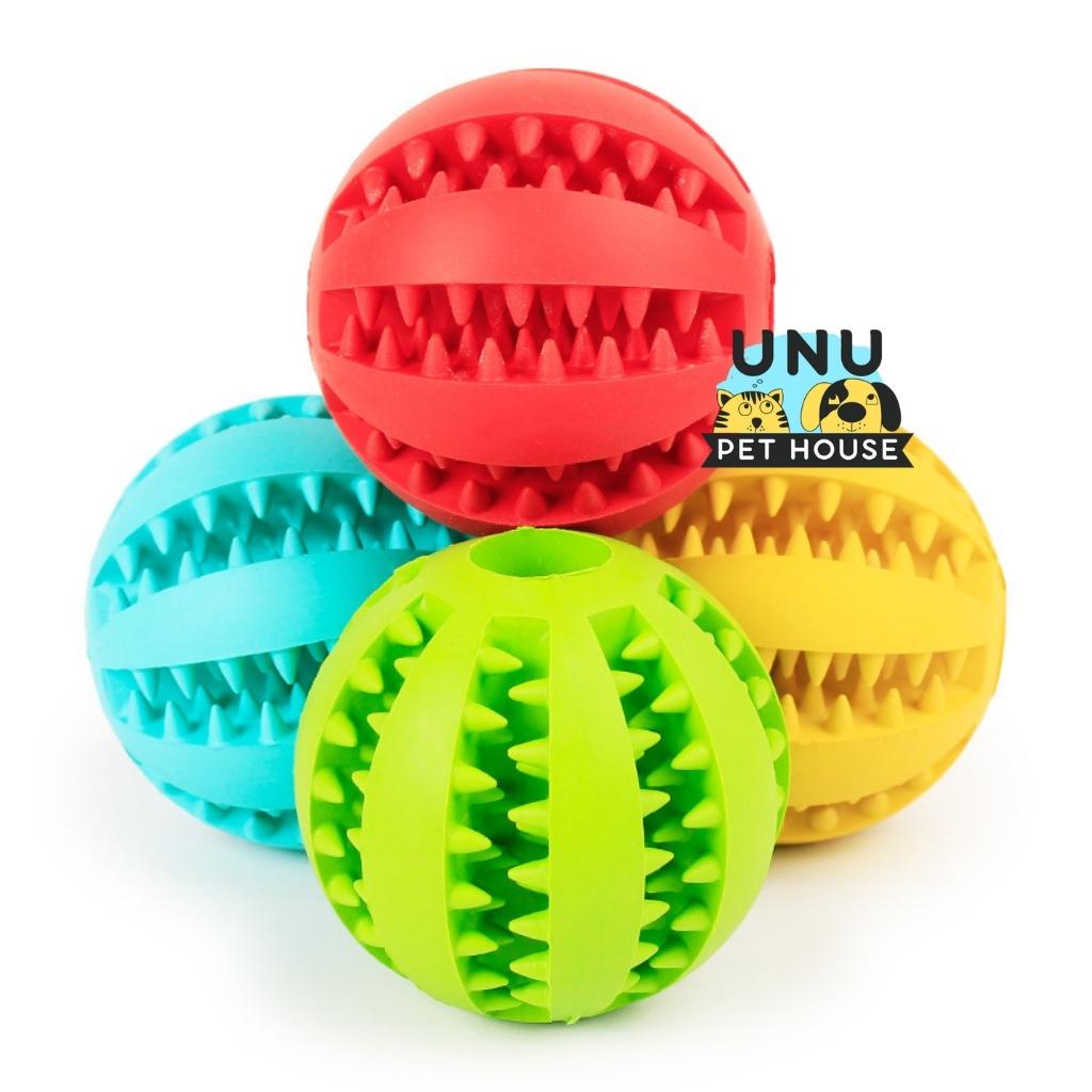 Đồ chơi cho chó gặm, bóng cao su gặm sạch răng an toàn cho thú cưng, đường kính 5cm – UNU Pet House