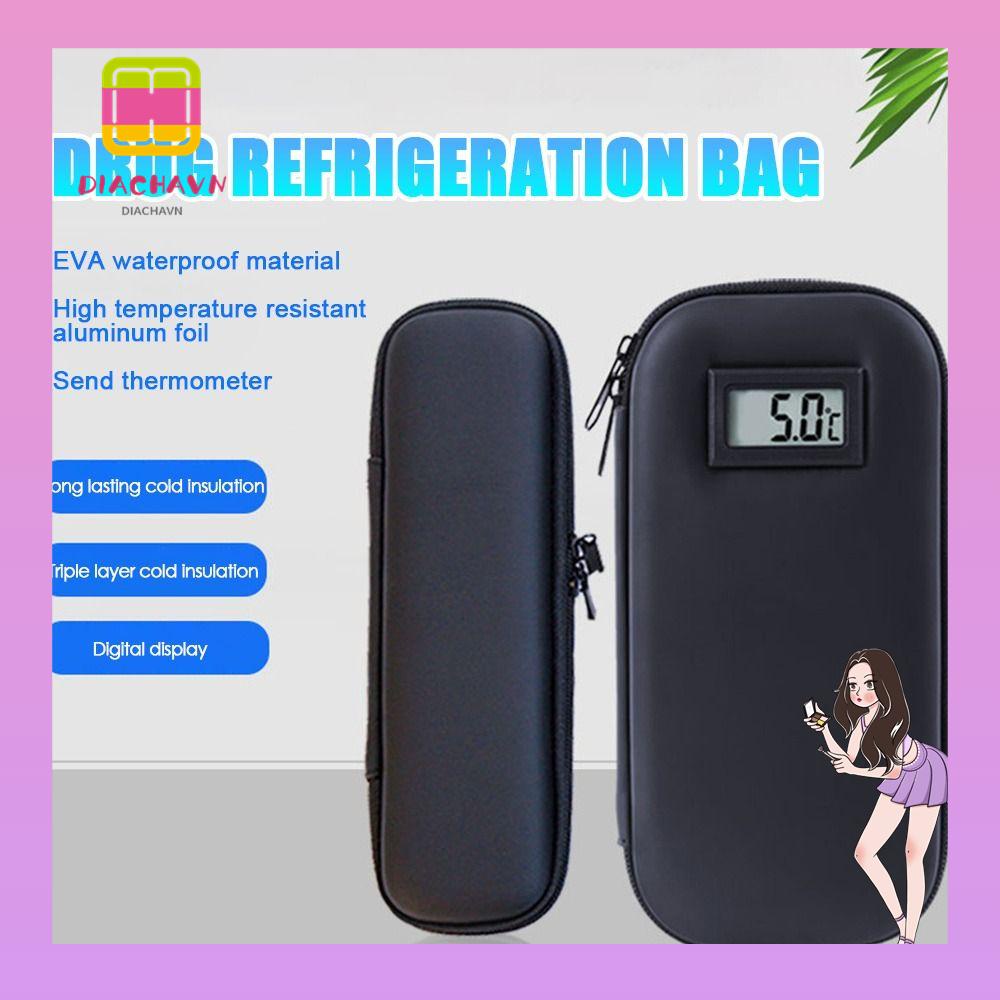 Túi Giữ Nhiệt Chống Thấm Nước Có Màn Hình Hiển Thị Nhiệt Độ Cho Diabetes