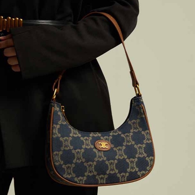 Ielgy Niche Túi Đeo Vai / Kẹp Nách Hình Bán Nguyệt Thiết Kế Cá Tính Chất Lượng Cao Cho Nữ