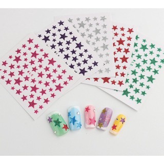 Sticker nhũ flash, sticker nhũ kim tuyến 3D, hình dán móng tay nail kim tuyến sáng lấp lánh