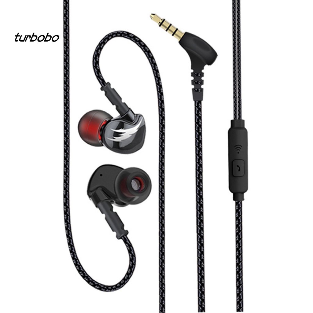 Tai Nghe Thể Thao Có Dây Điều Khiển Nhạy Cảm Turbobobo V2 Mega Bass Thoải Mái