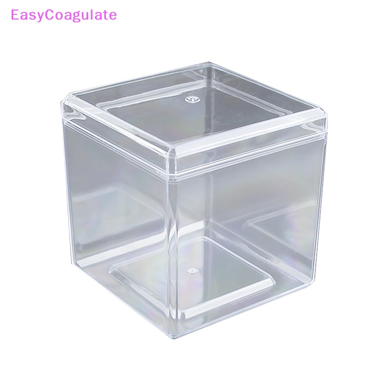 Eas Hộp Nhựa Vuông Trong Suốt Đựng Kẹo / Thực Phẩm Tiện Lợi