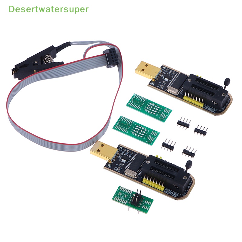 Mô Đun Lập Trình CH341A / CH341B 24 25 Series EEPROM Flash BIOS Có Kẹp