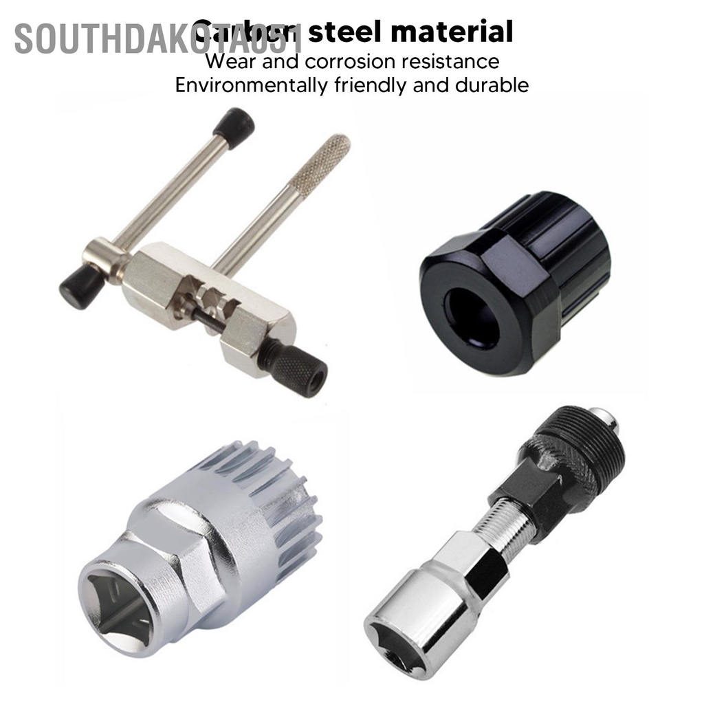 Southdakota051 9 Chiếc Xe Đạp Bộ Dụng Cụ Sửa Chữa Dưới Giá Đỡ Quay Freewheel Tẩy Cờ Lê Kìm Xích