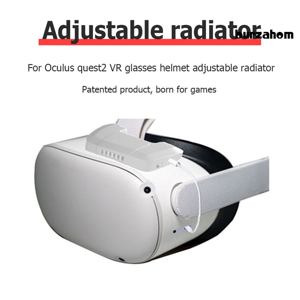 1 Bộ Quạt Tản Nhiệt 3 Tốc Độ Gắn Đèn LED Cho Oculus Quest2