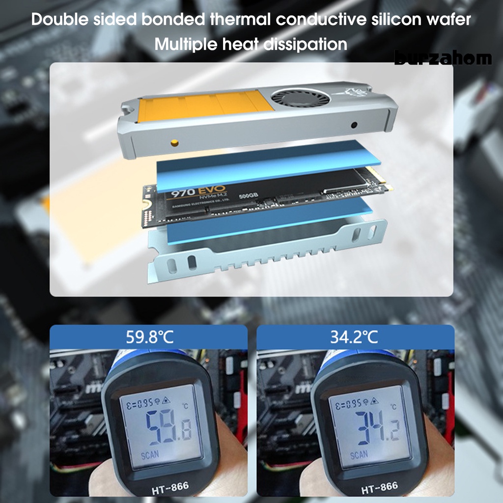 Quạt Tản Nhiệt Chuyên Dụng Cho Ổ Cứng SSD M.2 SSD