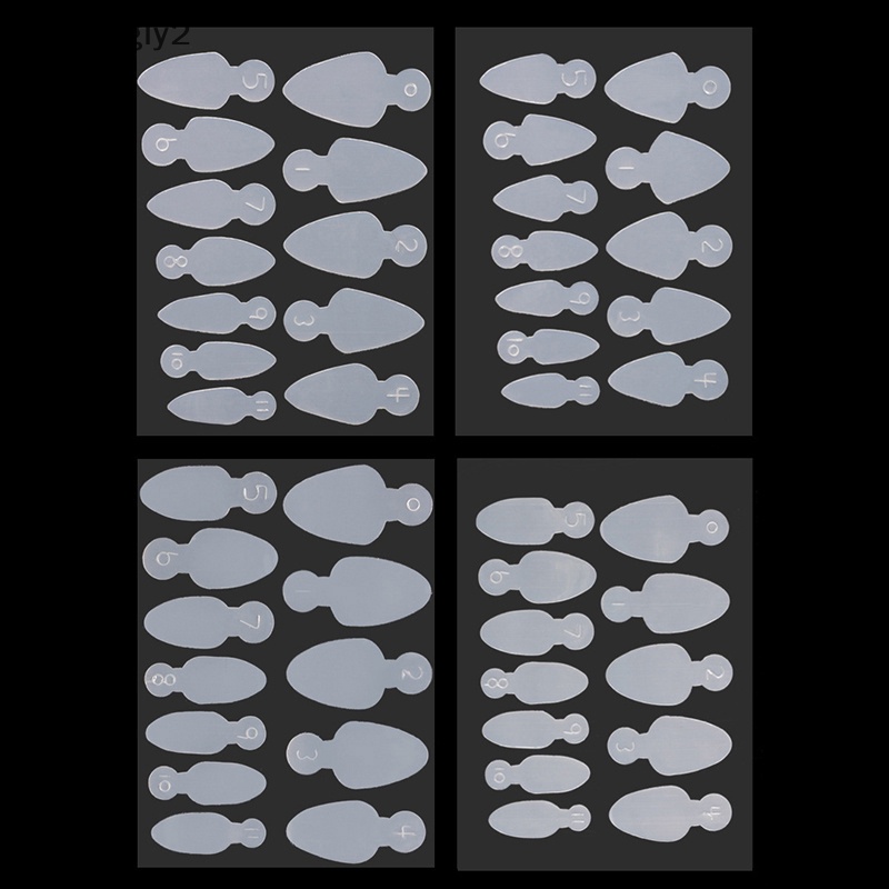 Bộ 12 Khuôn Nối Dài Móng Tay Bằng Acrylic Chuyên Dụng