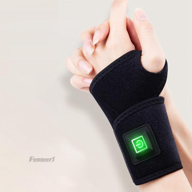 [Fenteer1] Đai Quấn Cổ Tay 3 Nhiệt Độ Mềm Mại Màu Hồng