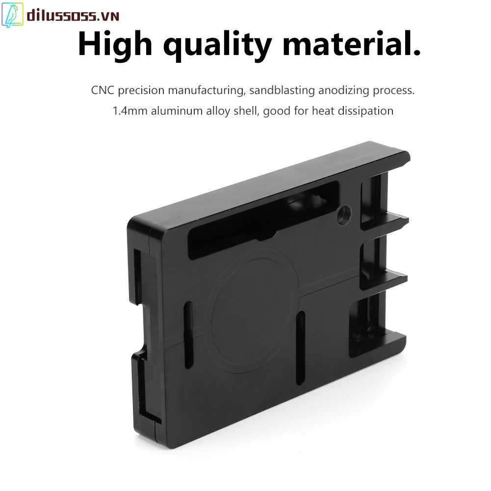 Vỏ Bảo Vệ Bằng Hợp Kim Nhôm CNC Cho Raspberry Pi 3B + / 3B / 2B