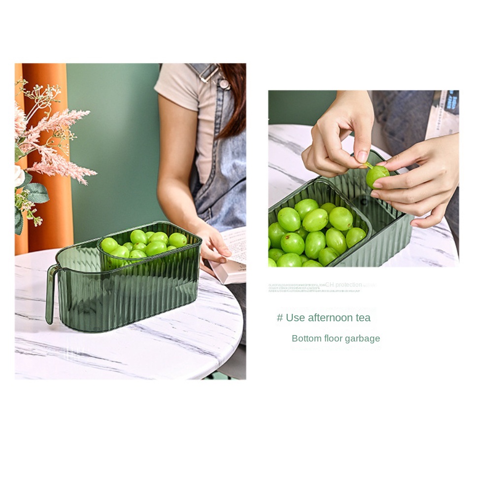 Huohou Hộp Đựng Hạt Giống Hoa Hướng Dương Hai Lớp Có Tay Cầm Chia Ngăn Nhẹ Nhàng Sang Trọng