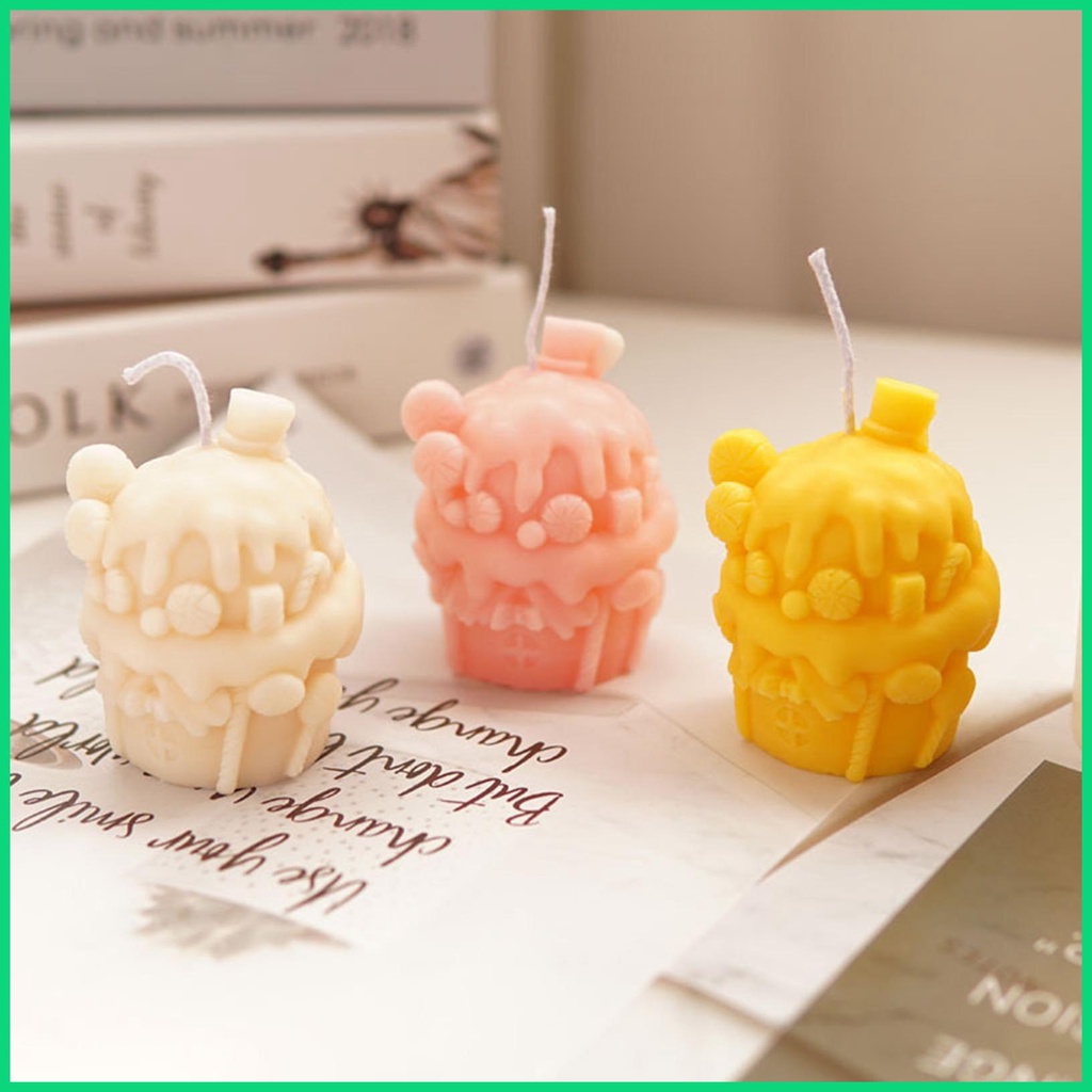 Khuôn Silicon Làm Nến Hình Ngôi Nhà Dễ Thương Đa Năng Có Thể Tái Sử Dụng