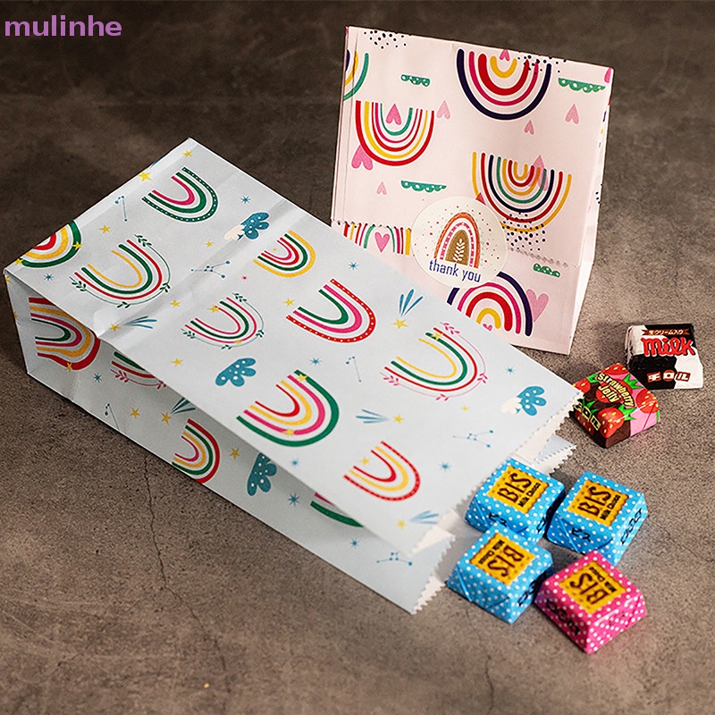 Set 10 Túi Giấy Đựng Quà Màu Xanh Dương Sáng Tạo Cho Tiệc Sinh Nhật vn