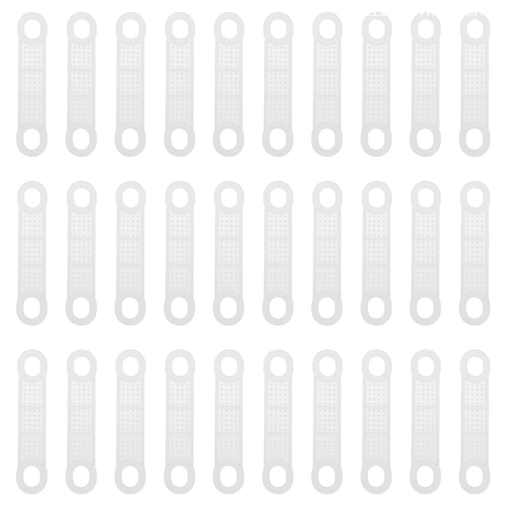 Set 60 Miếng Dán Cao Su Trong Suốt Chống Kẹp Quần Áo 10.5x2.2cm