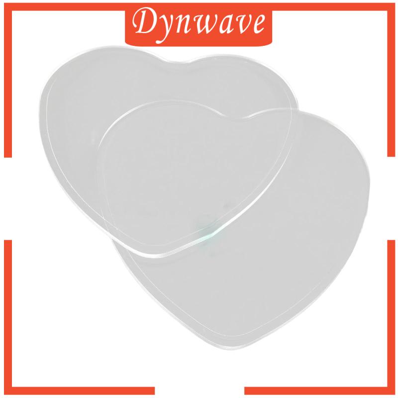 Bộ 2 Dụng Cụ Làm Mịn Viền Bánh Kem Bằng Acrylic Trong Suốt