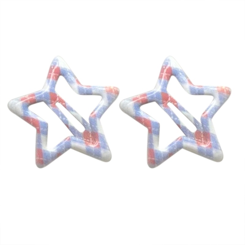 Kẹp Tóc Nhỏ Hình Ngôi Sao Bằng Kim Loại Cho Nữ Y2K