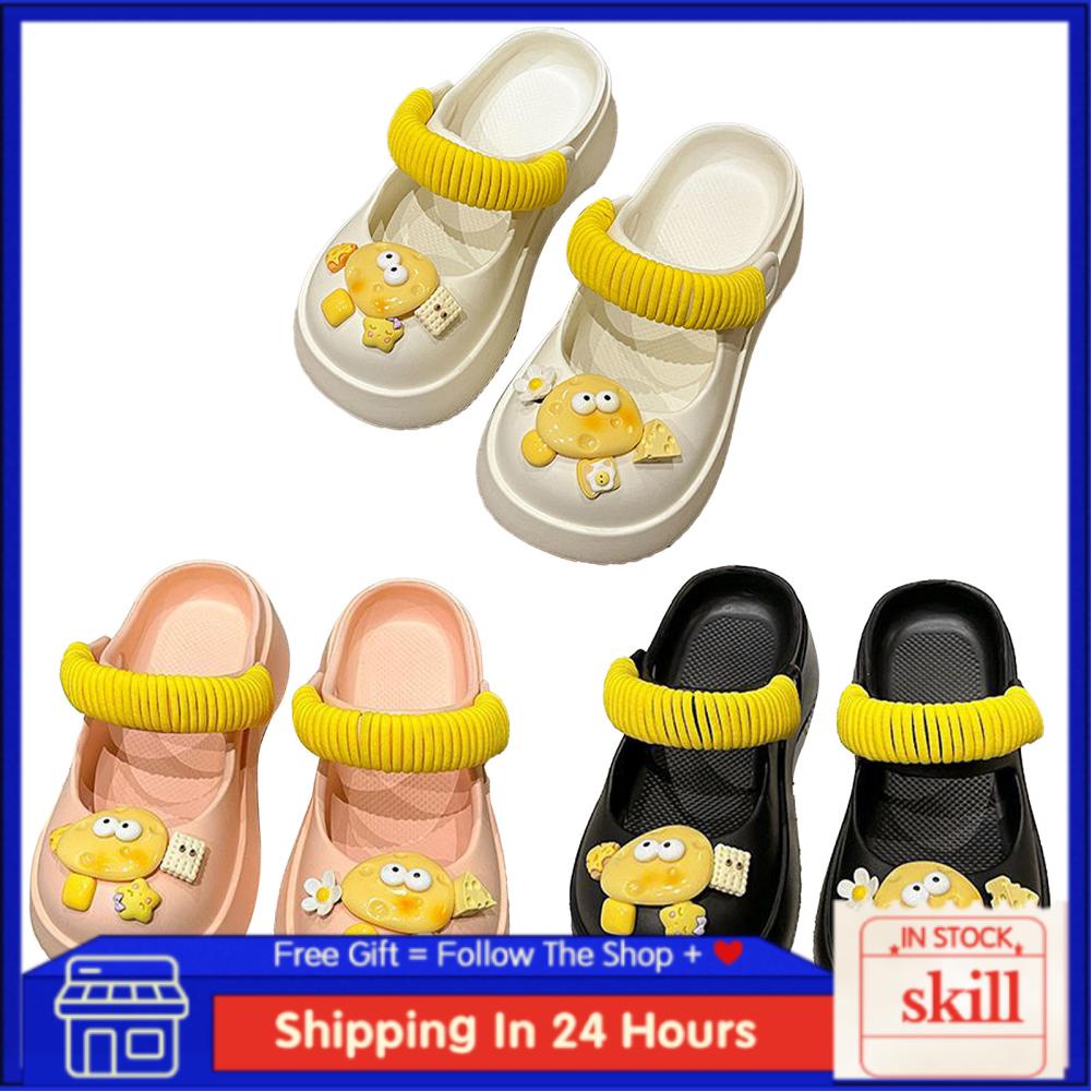 Skill Thickened Sole Sandals  Fashional Slip Women Clogs for Girl School Work Office Shopping