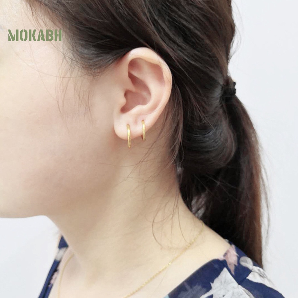 Khuyên Mũi / Môi Bằng Thép Không Gỉ Trang Trí Cá Tính