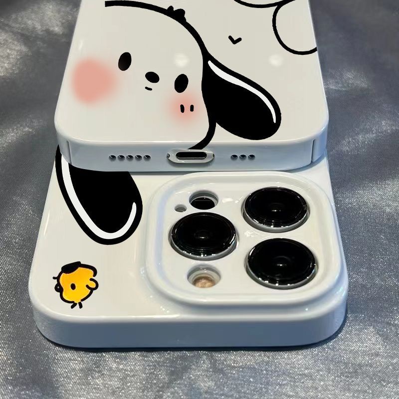 Ốp Điện Thoại Cứng Siêu Mỏng 12 Pacha Dog Cho iPhone13 14Pro11 JD8M