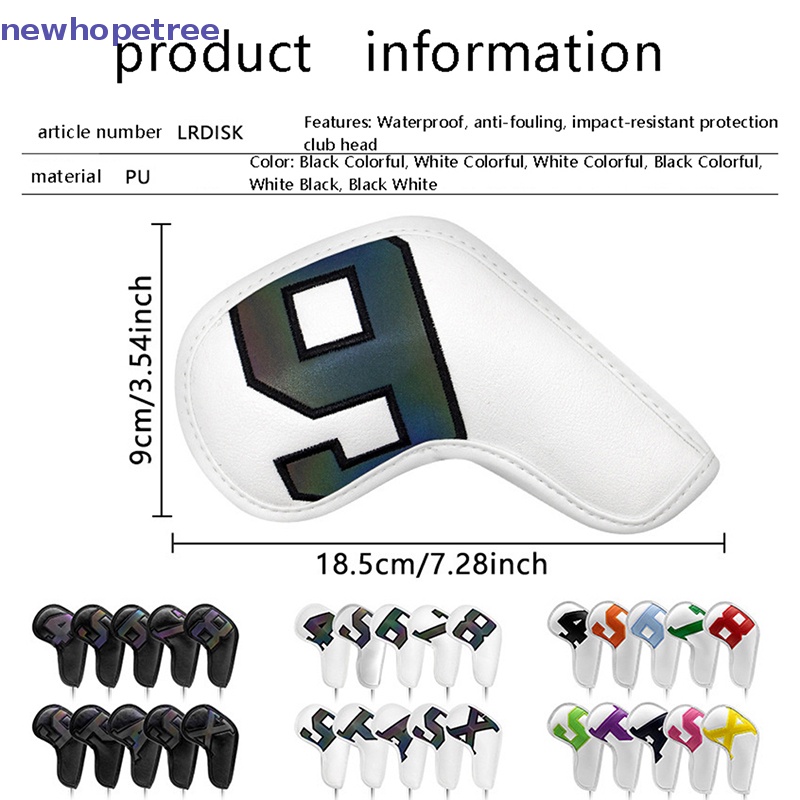 Ntvn Vỏ Bọc Đầu Gậy Đánh Golf Nhiều Màu Sắc Và Phong Cách Unisex OIK
