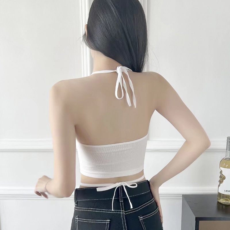 Áo hai dây Ôm Dáng Có Mút Đệm Ngực Phong Cách Mỹ Quyến Rũ Dành Cho Nữ