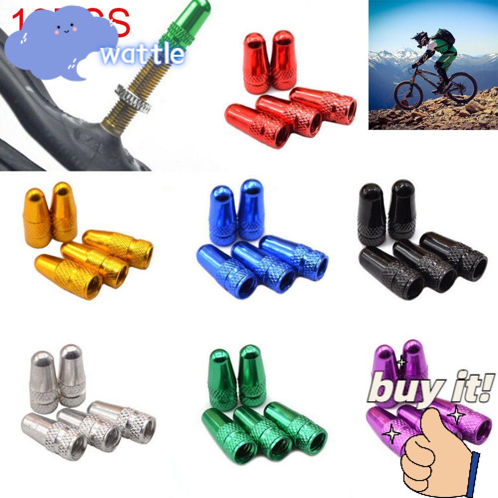 Bộ 10 Nắp Van Lốp Xe Đạp Presta Bằng Hợp Kim Nhôm Tiện Dụng