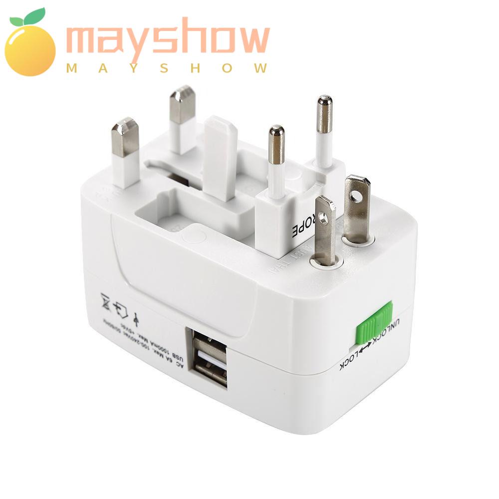 Ổ Cắm Điện Chuyển Đổi Hai Cổng USB Tiện Dụng Cho Gia Đình