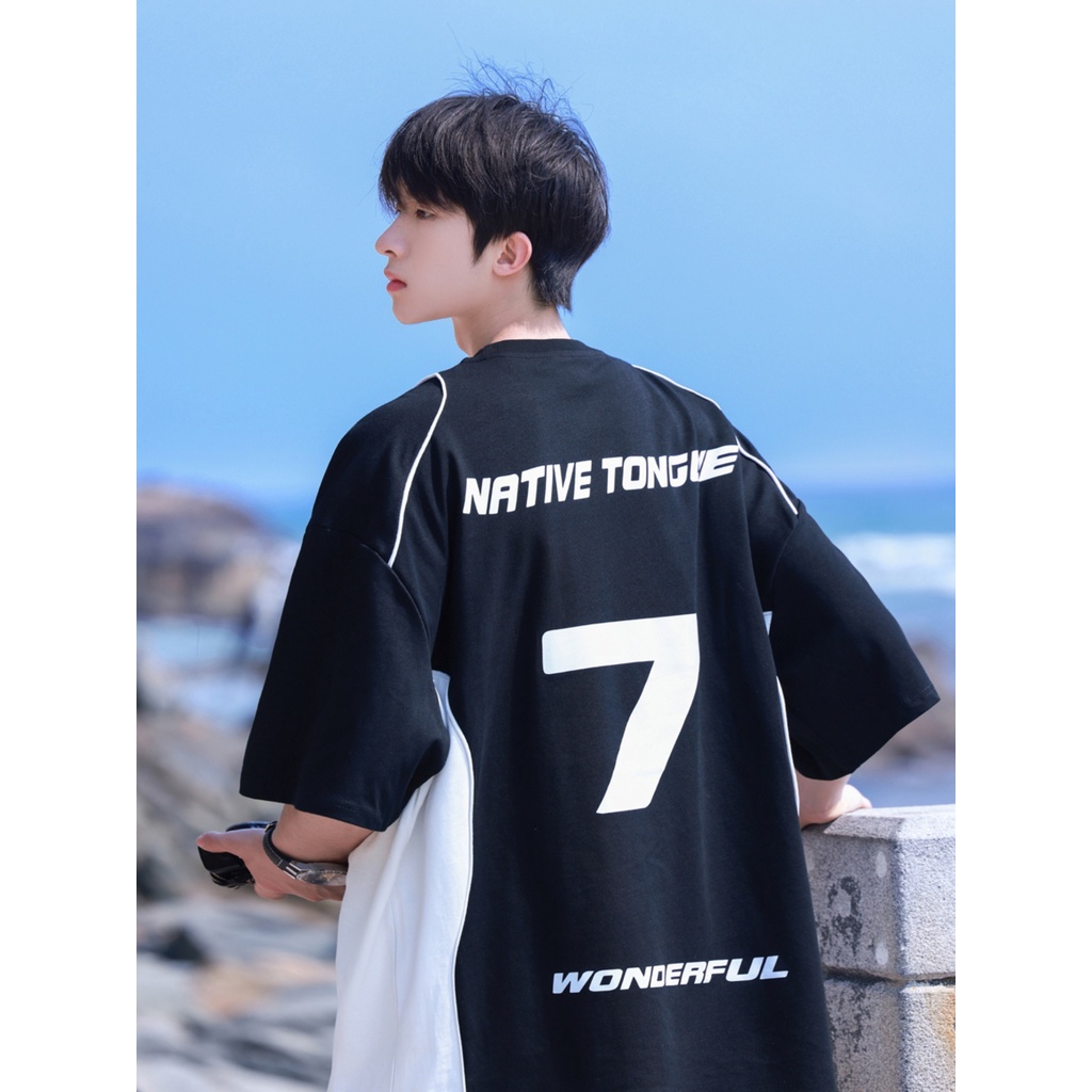 Áo Thun Tay Ngắn Dáng Rộng Chất Liệu Cotton Thời Trang Mùa Hè Hàng Mới 260g