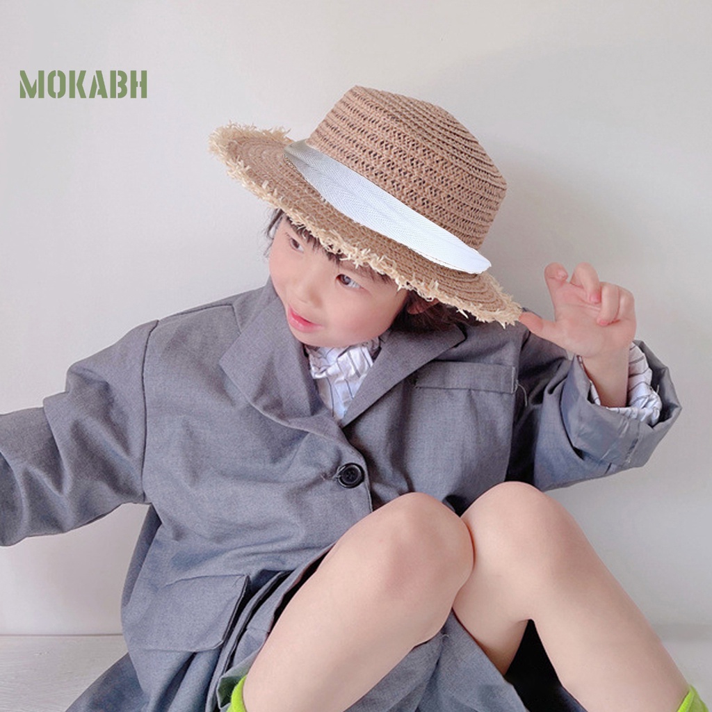 Nón Cối Rộng Vành Chống Nắng Chống Tia UV Màu Sắc Tương Phản Thời Trang Cho Nữ
