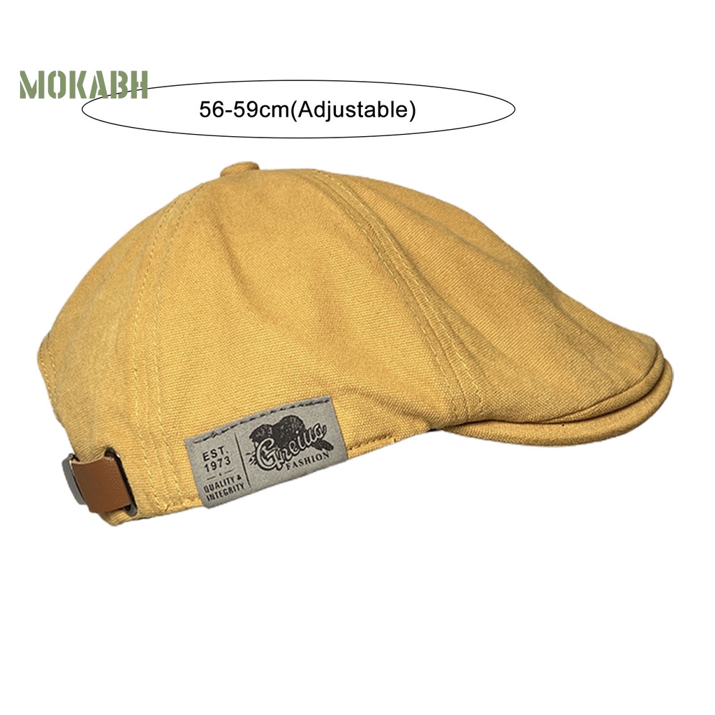 Mũ Beret Màu Trơn Phong Cách Anh Quốc Cổ Điển Thời Trang Cho Nam