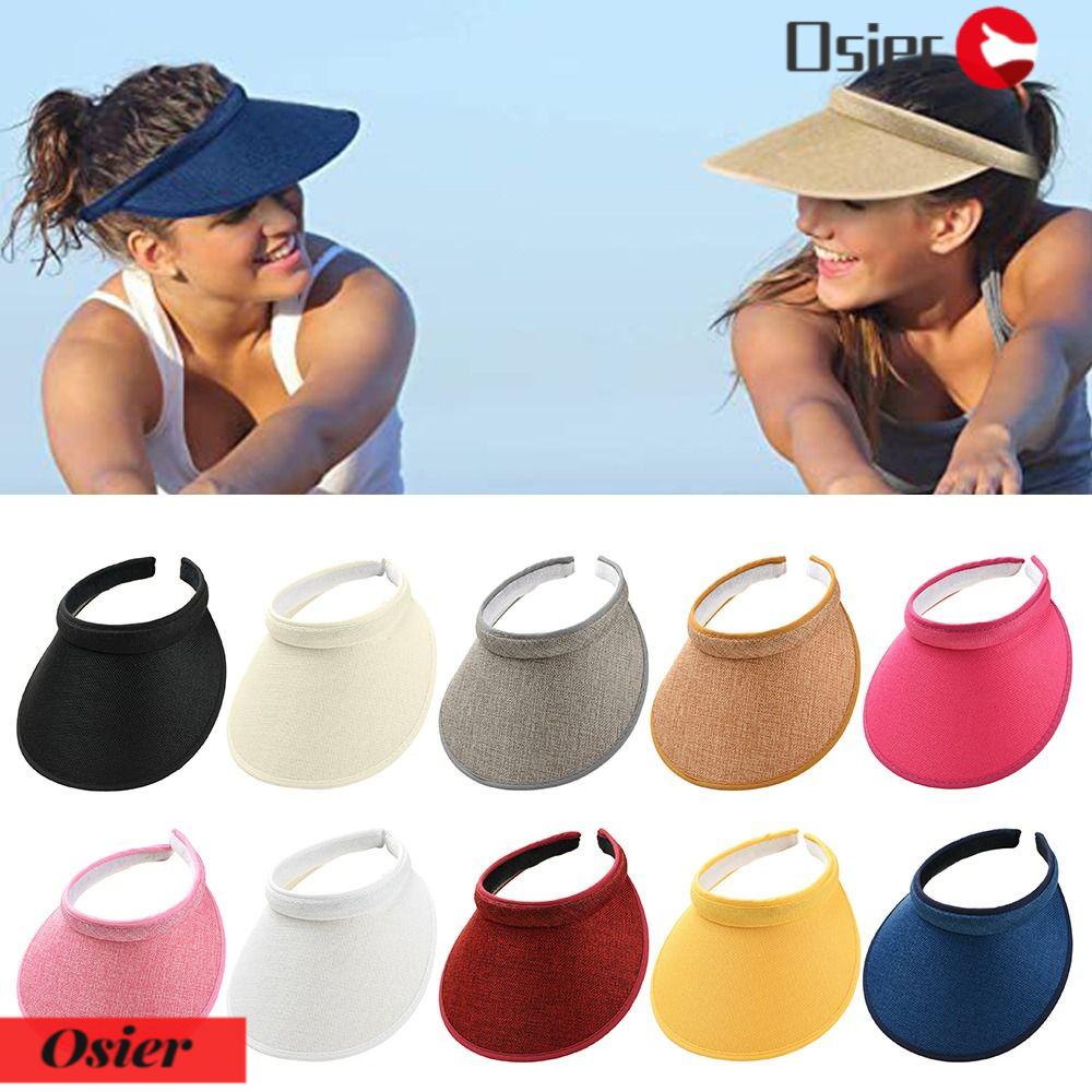 Osier1 Mũ Lưỡi Trai Chống Nắng Chống Tia UV Hở Chóp Thời Trang Mùa Hè