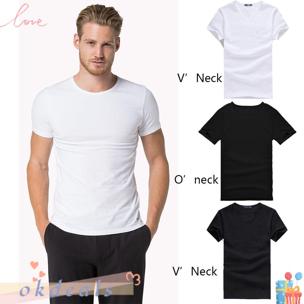 Áo Thun Cotton Ngắn Tay Thời Trang Chất Lượng Dành Cho Nam