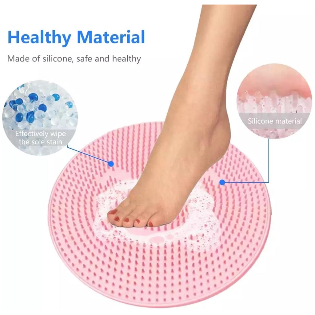 Thảm Mát Xa Chân Khi Tắm Bằng Silicone Tiện Dụng O6J1