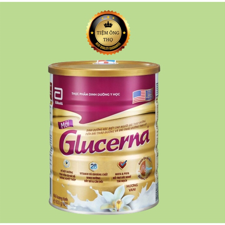 Combo sữa glucerna 850g hương vani