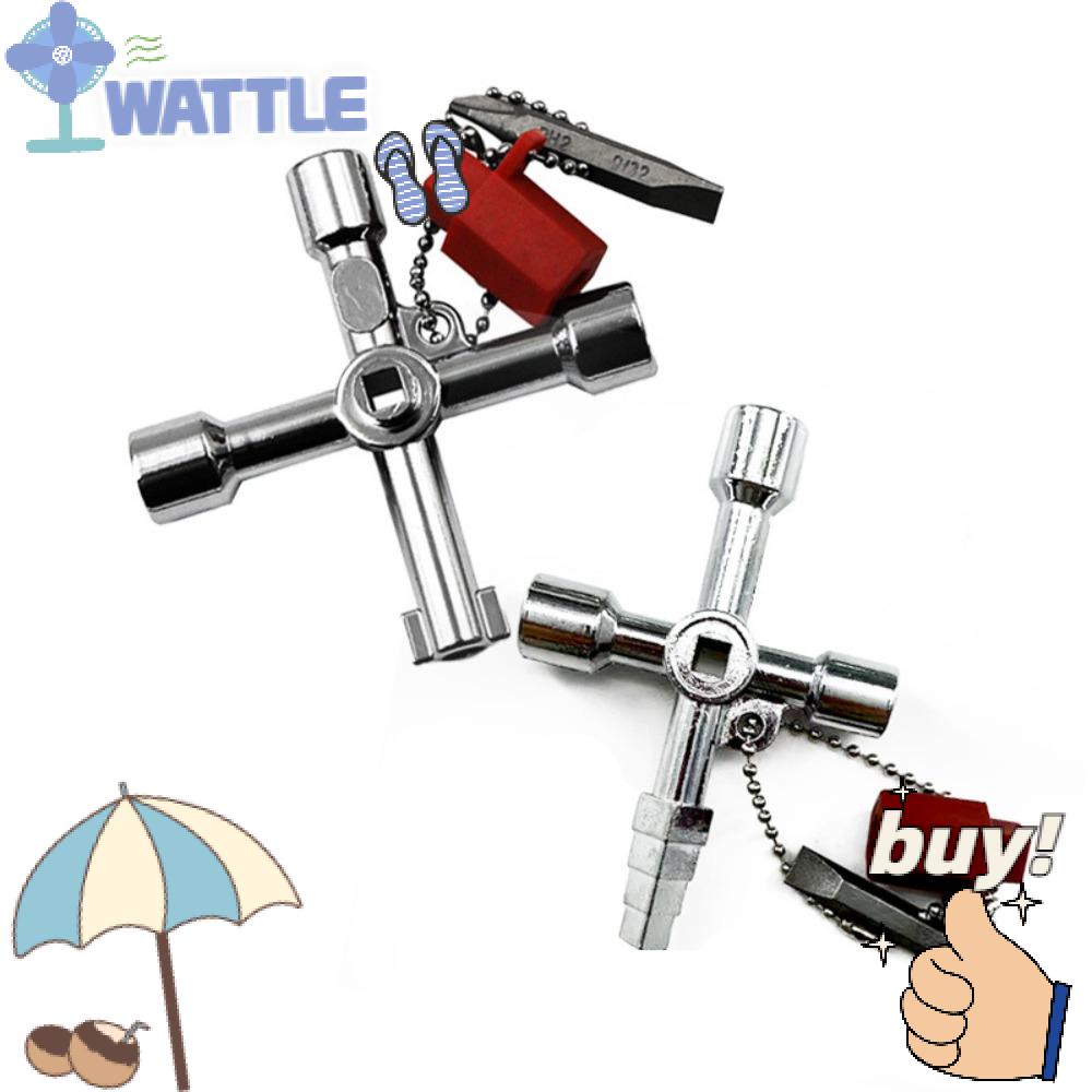 Bộ 2 Cờ Lê Mở Khóa Thang Máy Hình Chữ Thập Bằng Hợp Kim