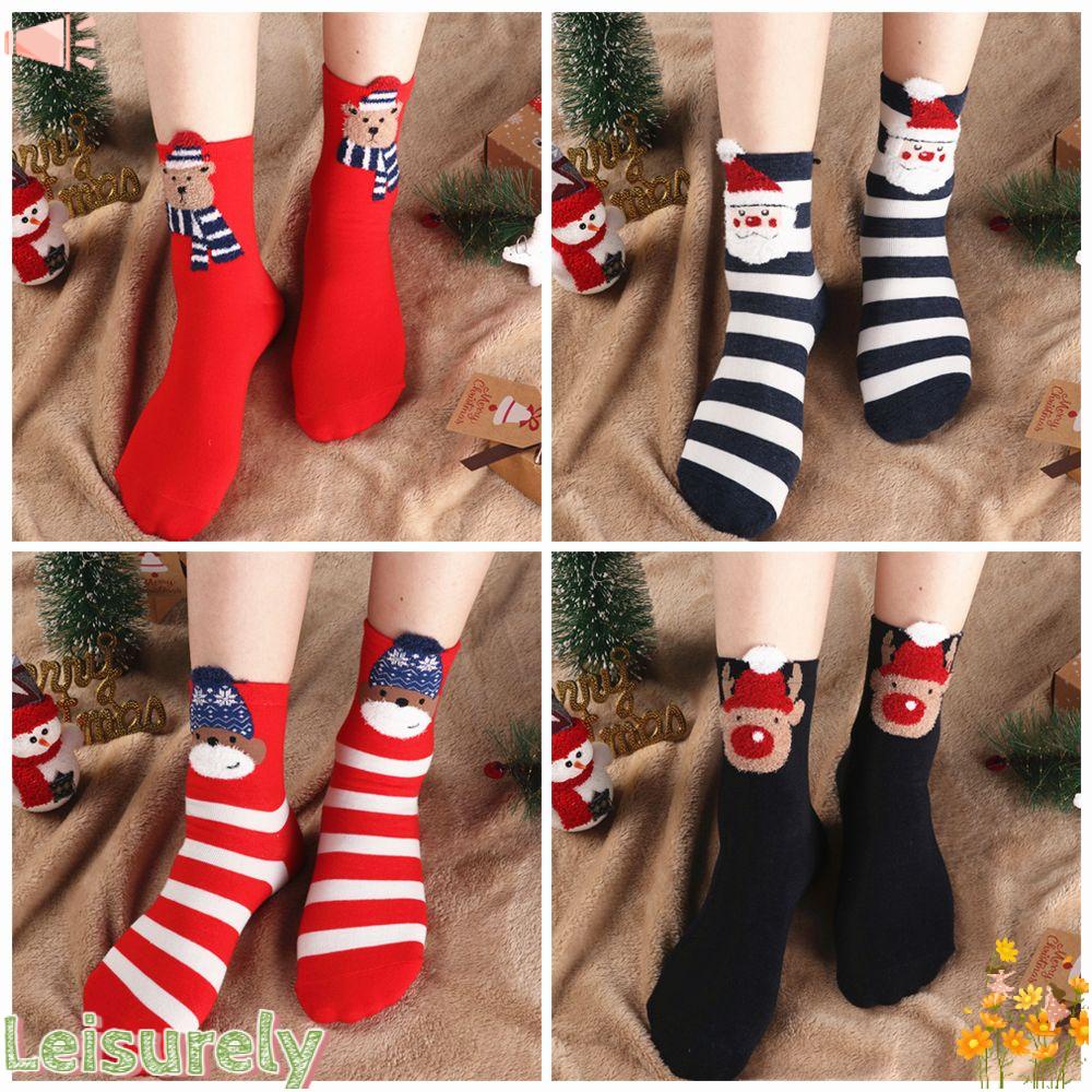 Vớ Nữ Họa Tiết Giáng Sinh Dễ Thương Thời Trang