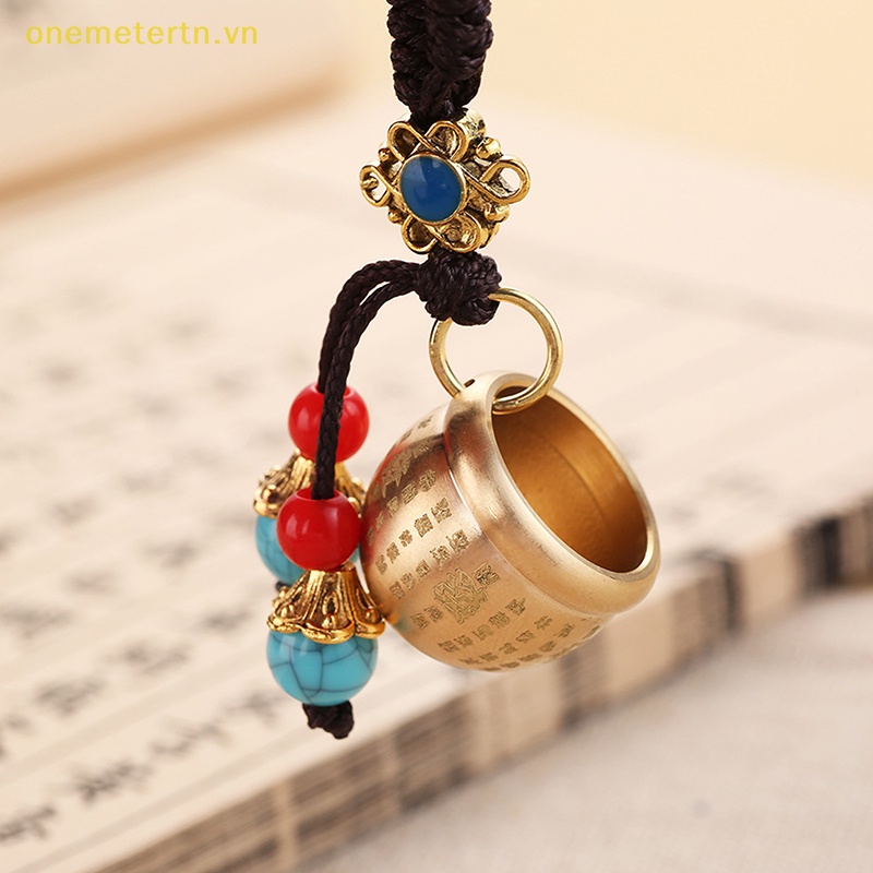 Móc Chìa Khóa Bằng Đồng Thau Handmade Phong Thủy Cổ Điển